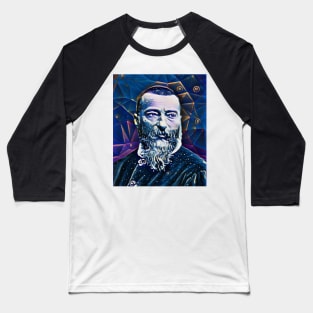 Jean-Baptiste Alphonse Karr Portrait | Jean-Baptiste Alphonse Karr Artwork 5 Baseball T-Shirt